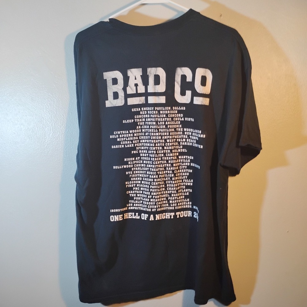 Bad Company Logo Mens T Shirt Music Classic Concert Rock Band Tee Black XL 2016 - Picture 4 of 13